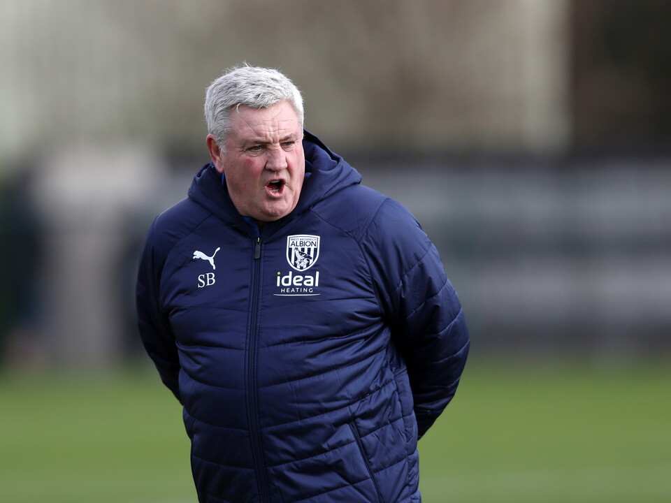 Steve Bruce training