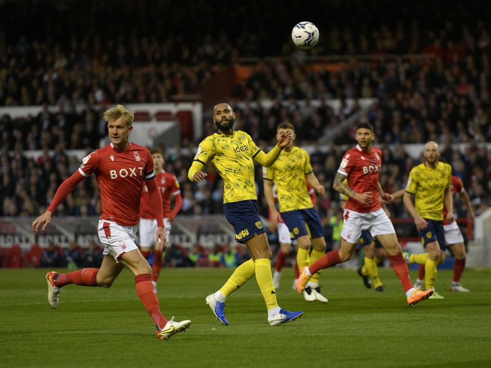 Albion were beaten by Forest on Monday evening