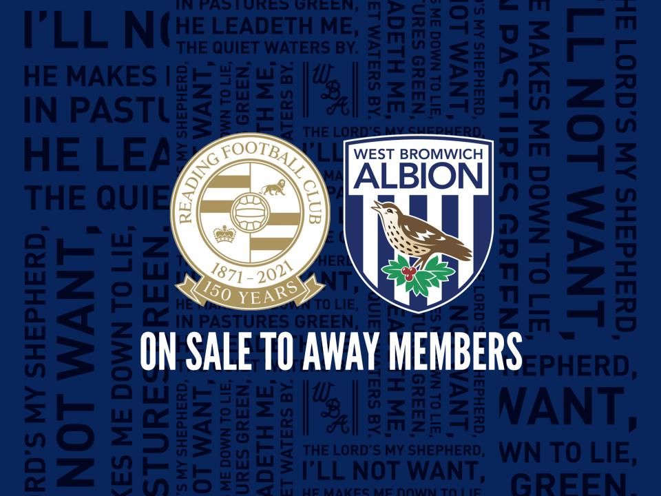 Reading on sale to away members