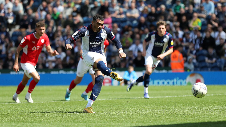 Karlan Grant penalty v Barnsley