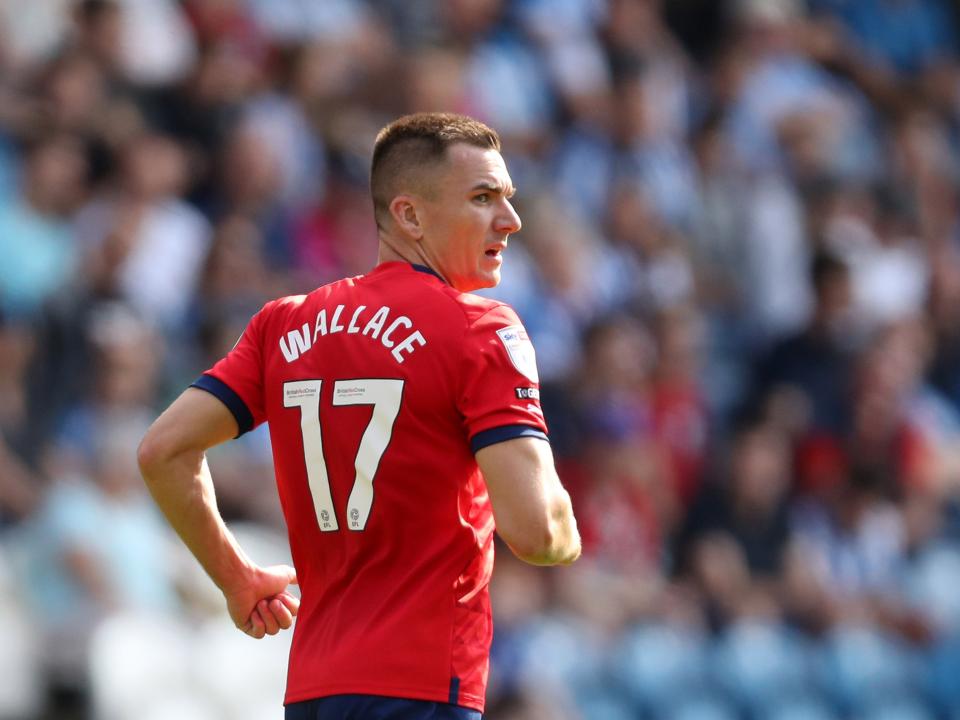 Jed Wallace in action at Huddersfield