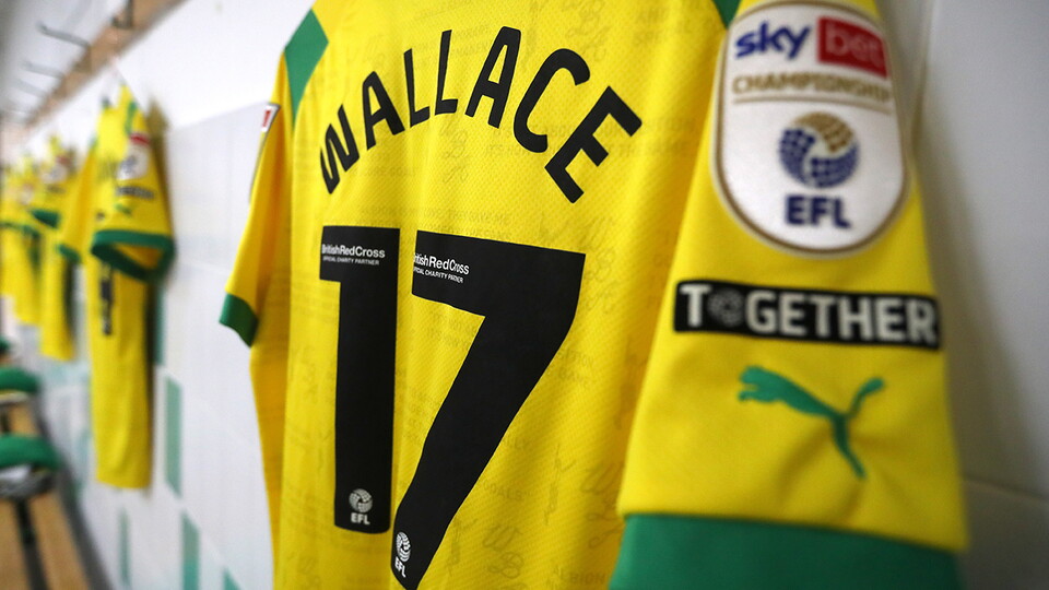 Jed Wallace away shirt v Wigan