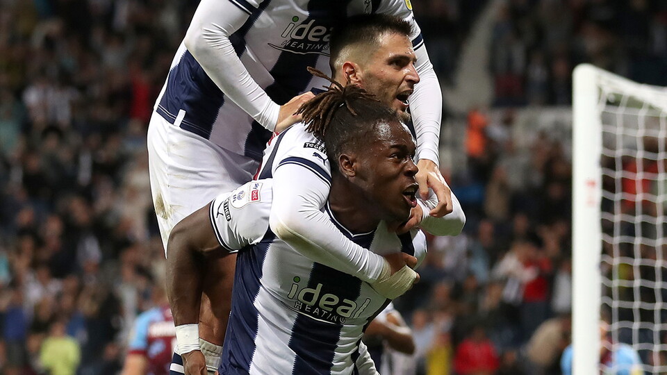 Albion v Burnley celebrations