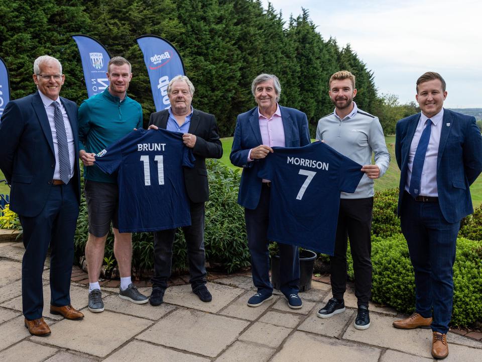 Brunt and Morris with sponsors Bache Group & BHP Design