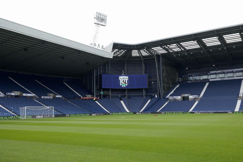 A general view of The Hawthorns pitch
