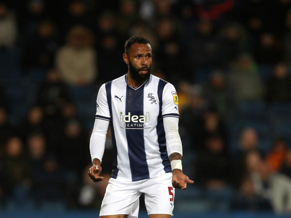 Kyle Bartley in action at The Hawthorns 