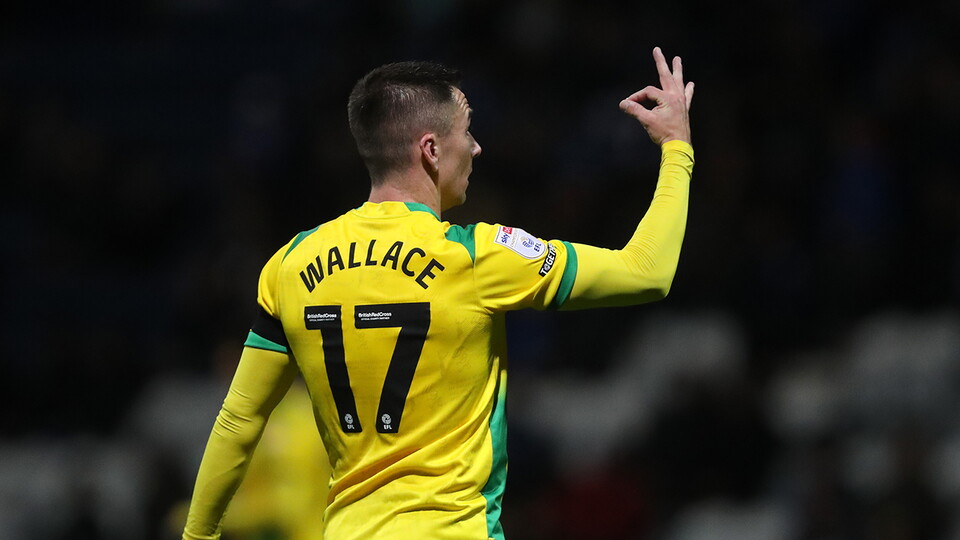 Jed Wallace playing v Preston North End