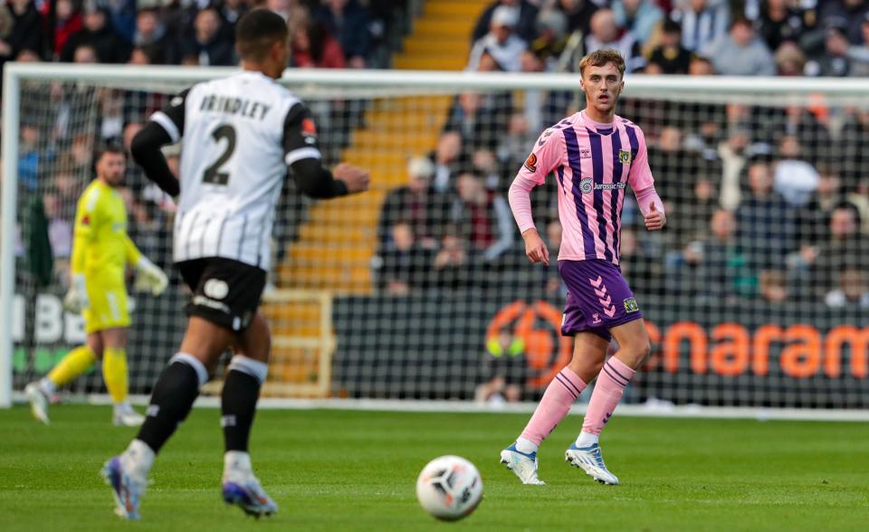 Jamie Andrews in action.