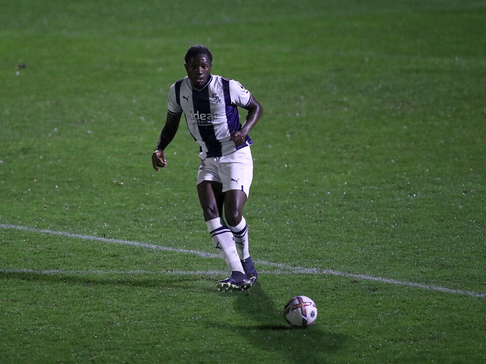 Cianole Nguepissi in action for Albion's PL2 side v Stoke City