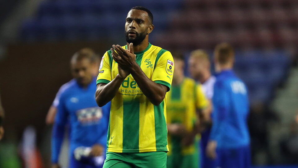 Matt Phillips applauds Albion's away fans