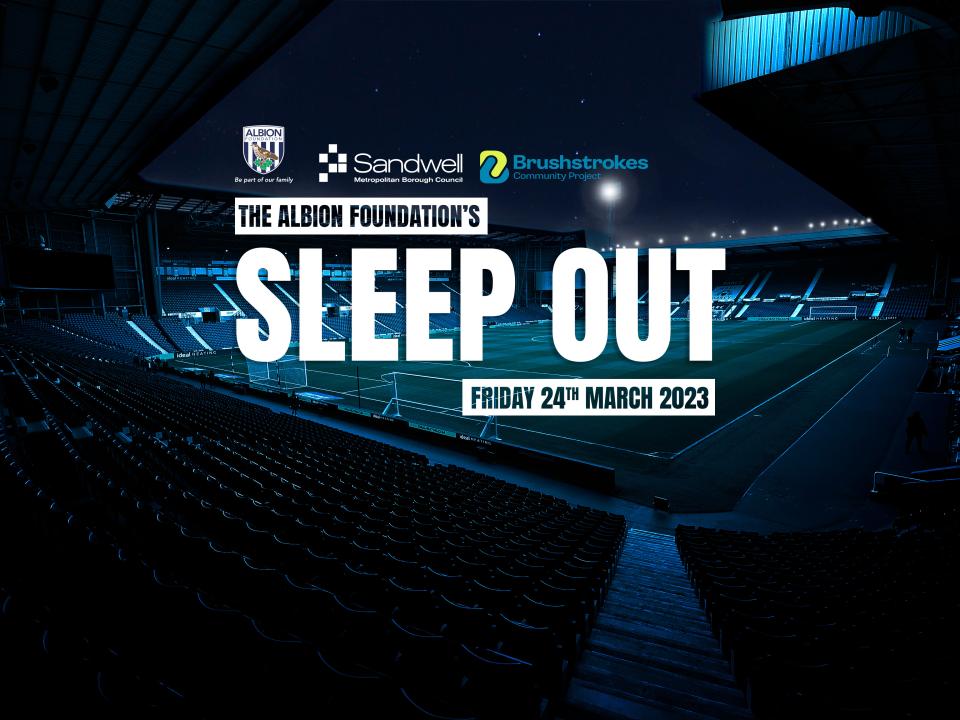 The Albion Foundation Sleep Out 2023 Graphic