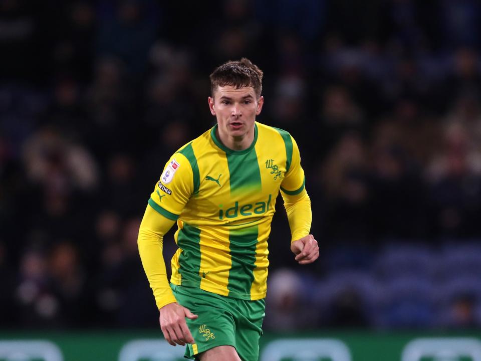 Conor Townsend in the away kit at Burnley