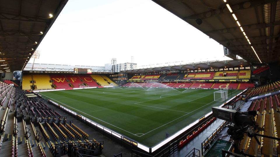 An image of Vicarage Road stadium