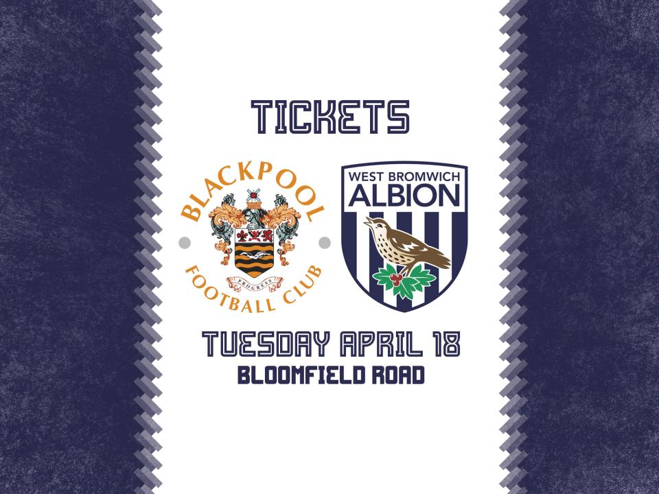 Blackpool ticket details