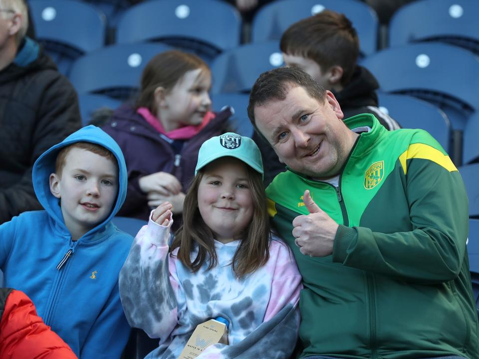 Albion fans at The Hawthorns