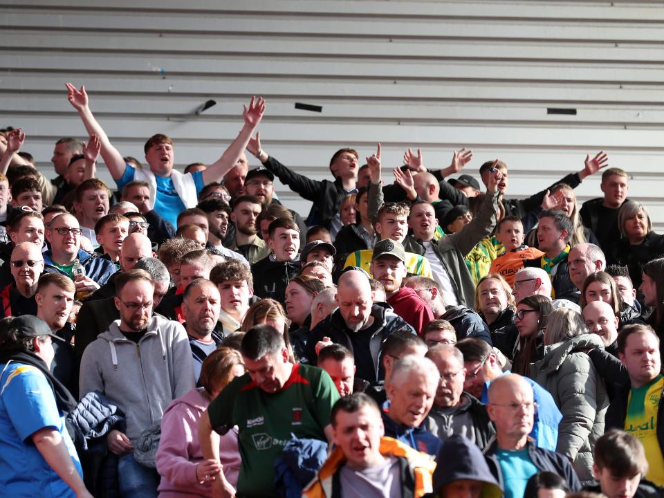 An image of Albion supporters