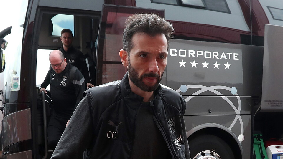 Carlos Corberan arrives at Stoke City