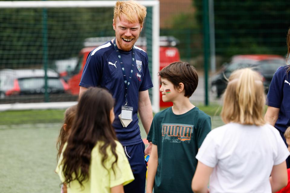 Foundation staff with participants