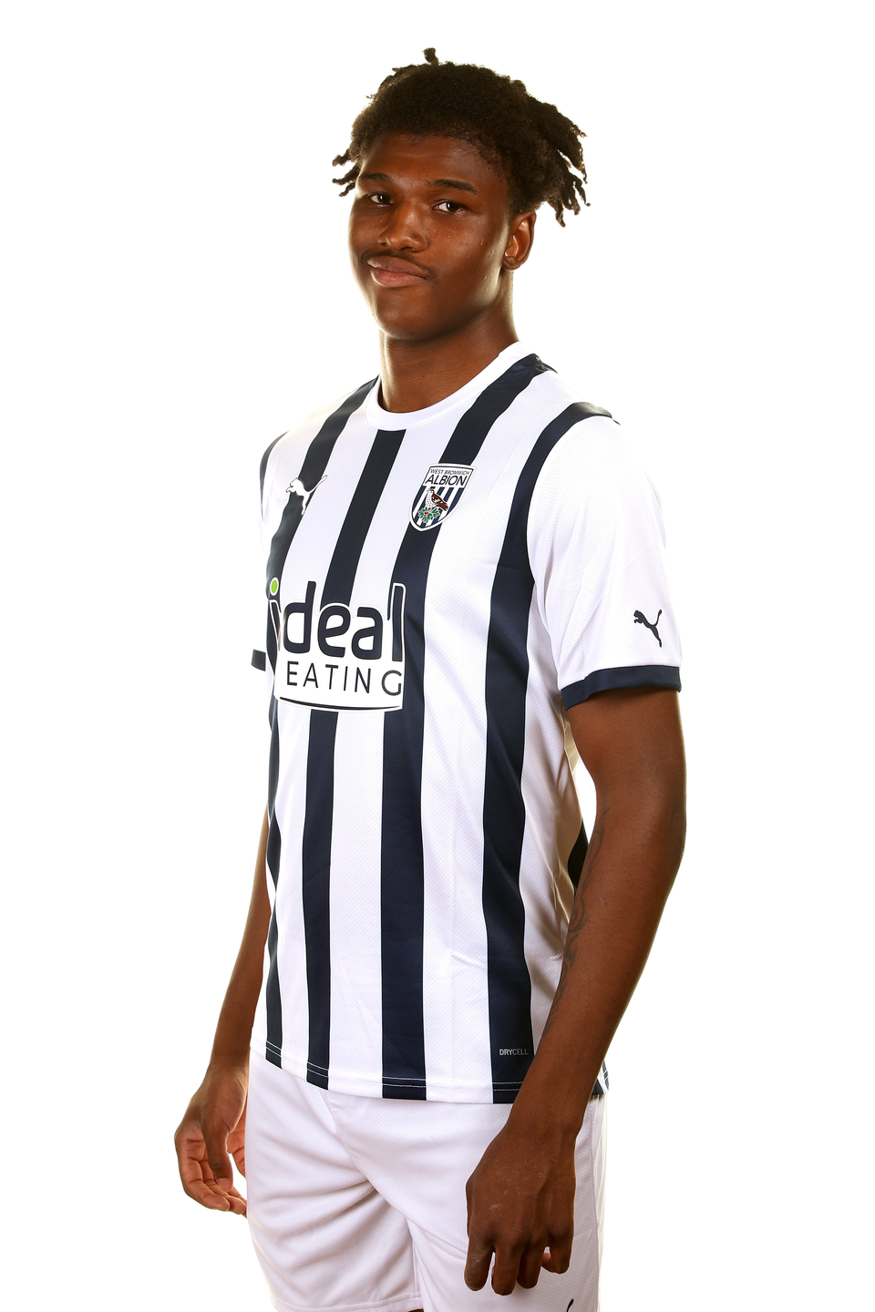 A photo of Albion defender Aaron Harper-Bailey ahead of the 2023/24 season