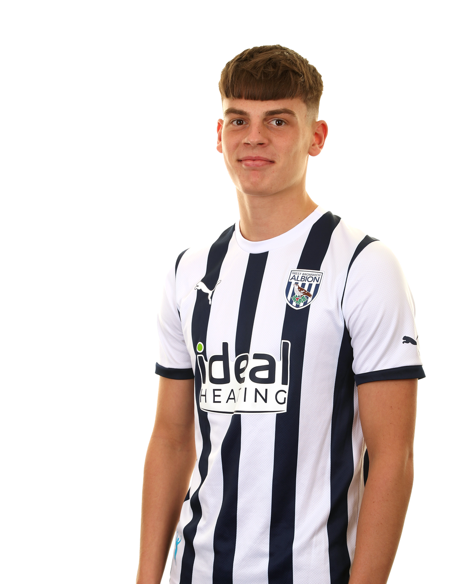 A photo headshot of Albion Under-18s player Archie Kirton ahead of the 2023/24 season