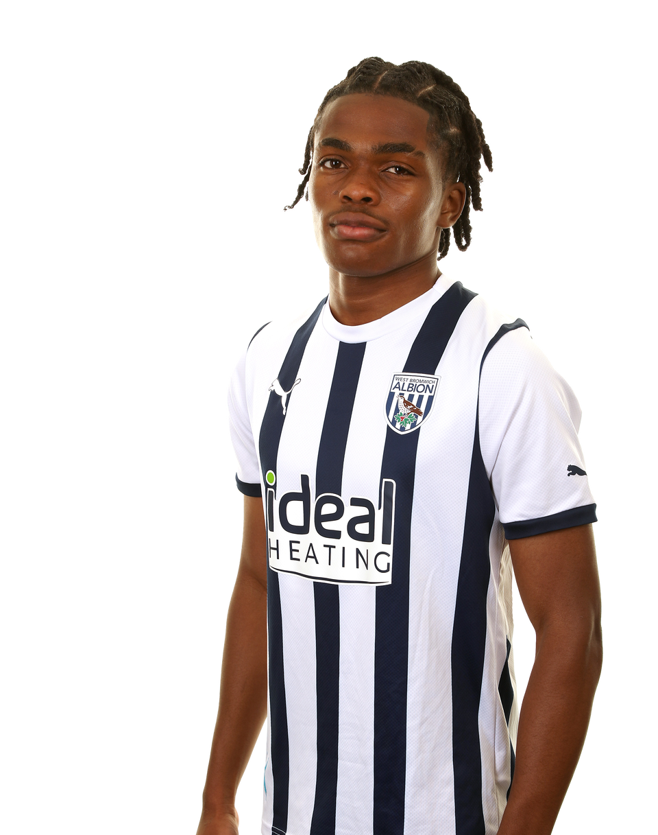 A photo headshot of Albion Under-18s player Divine Onyemachi ahead of the 2023/24 season