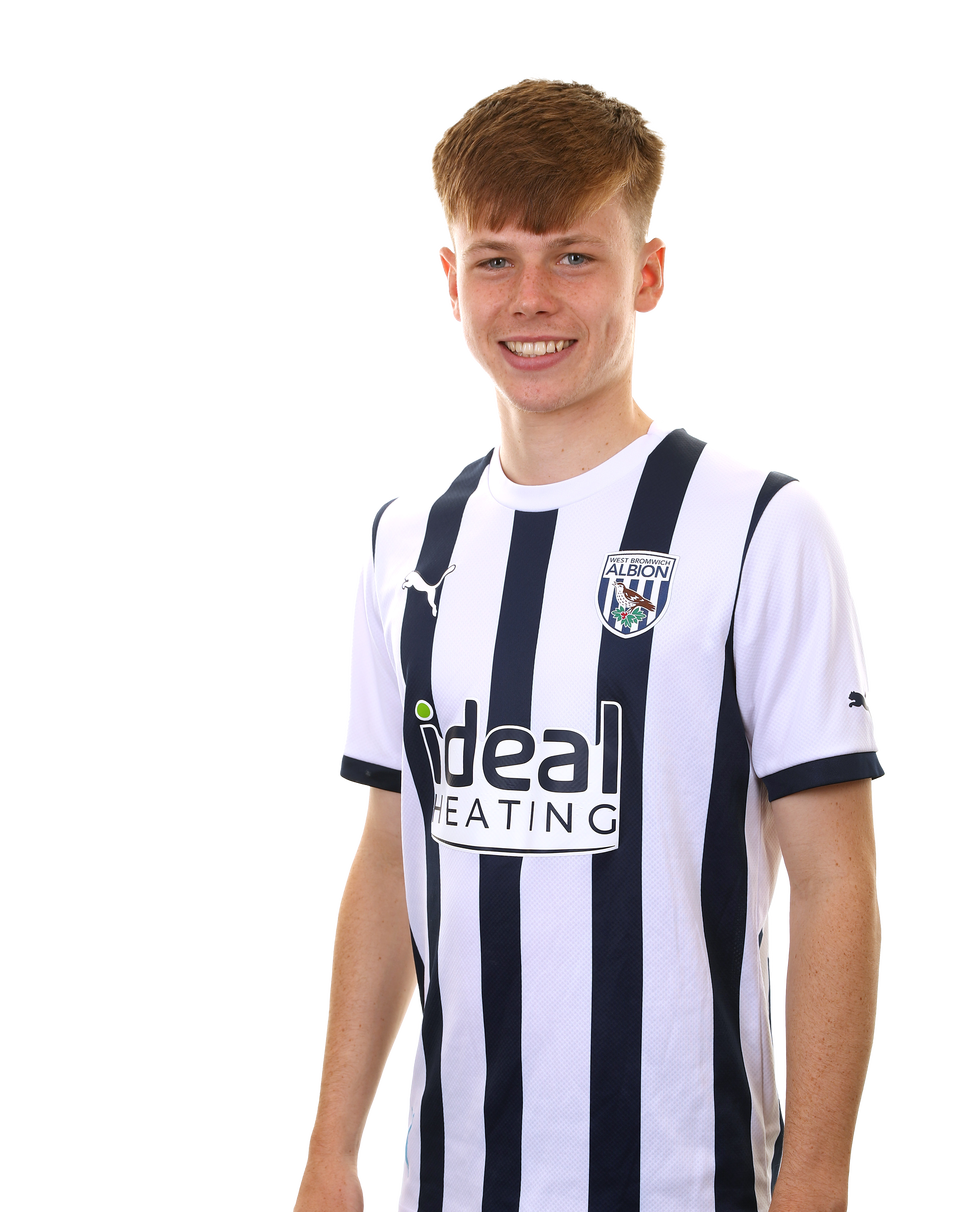 A photo headshot of Albion Under-21s player Fenton Heard ahead of the 2023/24 season