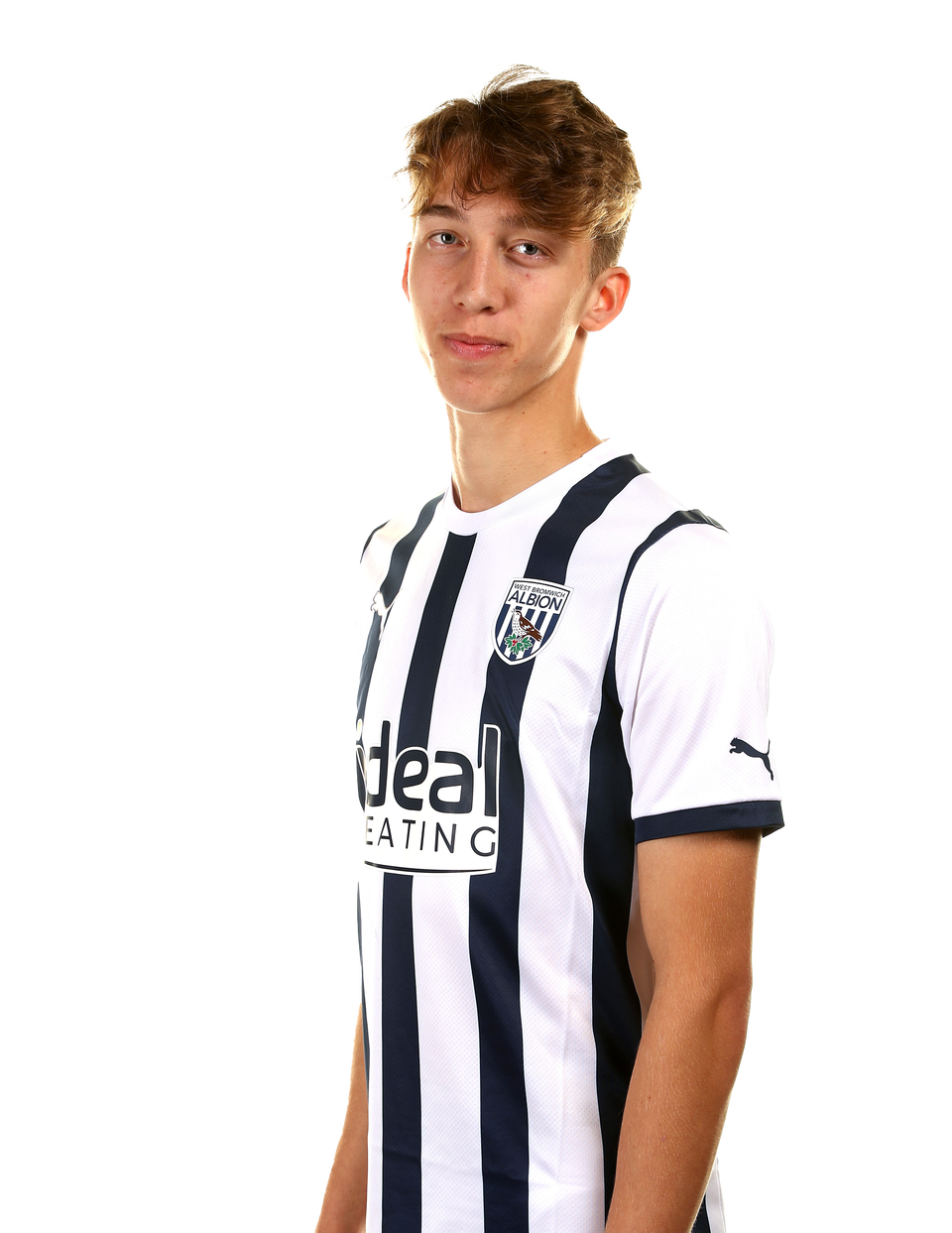 A photo of Albion midfielder Harry Whitwell ahead of the 2023/24 season