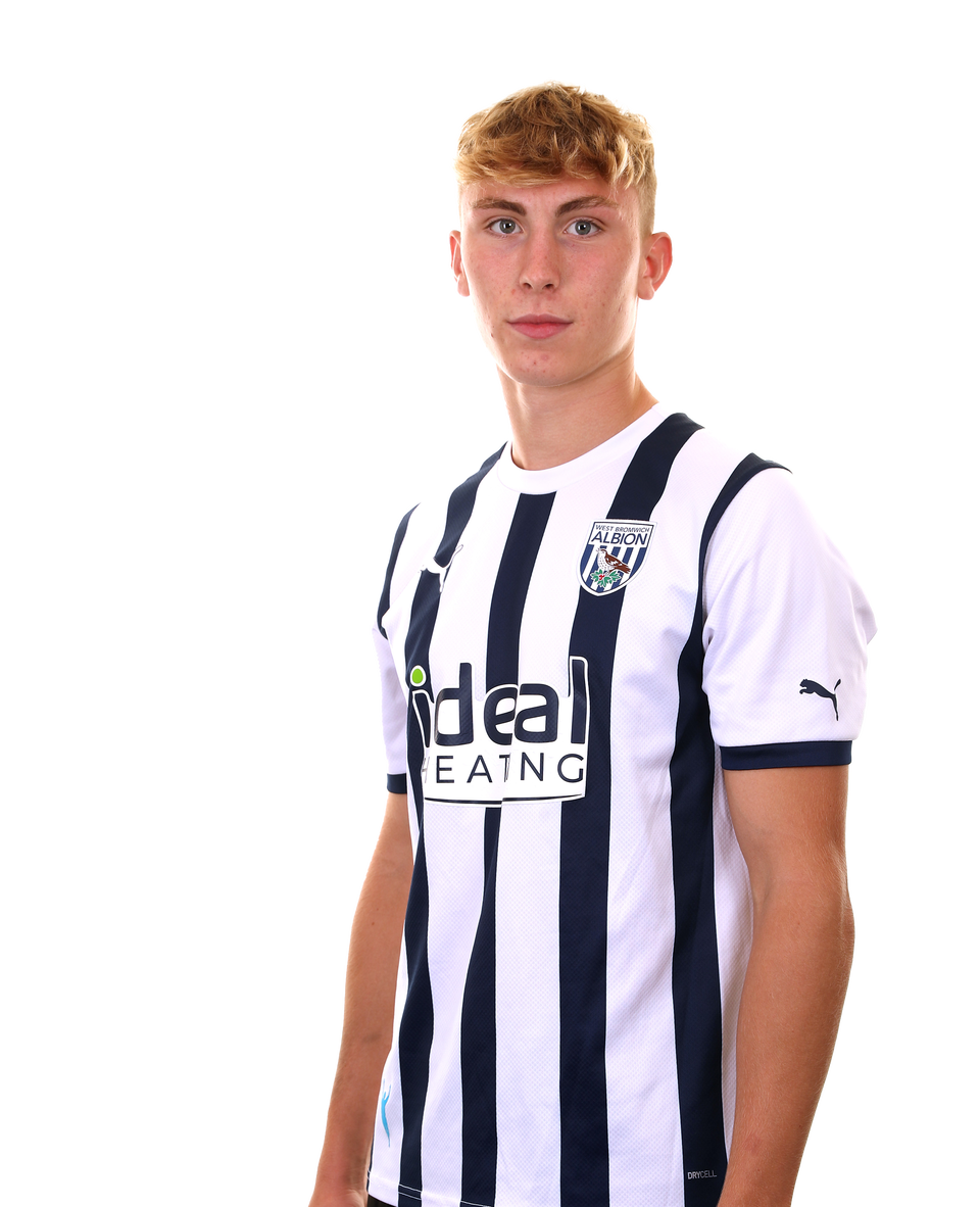 A photo headshot of Albion Under-18s player Jenson Sumnall ahead of the 2023/24 season