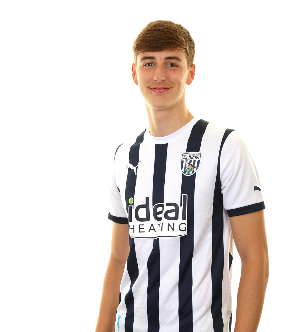 A photo headshot of Albion Under-21s player Josh Shaw ahead of the 2023/24 season