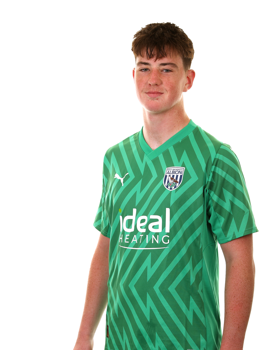 A photo headshot of Albion Under-18s player Louis Brady ahead of the 2023/24 season