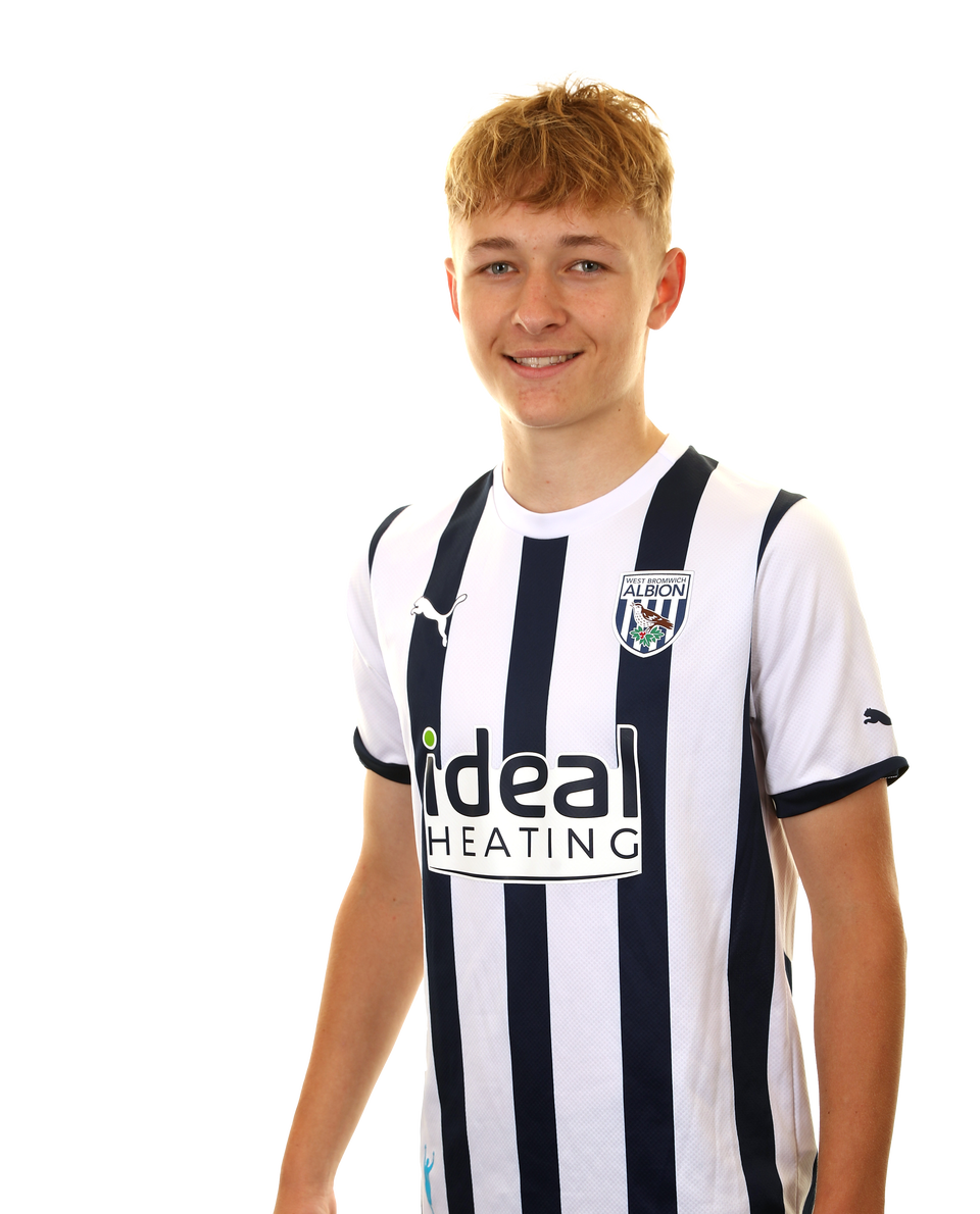 A photo headshot of Albion Under-18s player Ollie Bostock ahead of the 2023/24 season