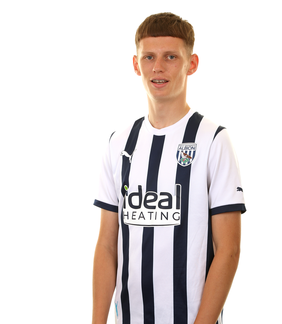A photo headshot of Albion Under-21s player Reece Hall ahead of the 2023/24 season