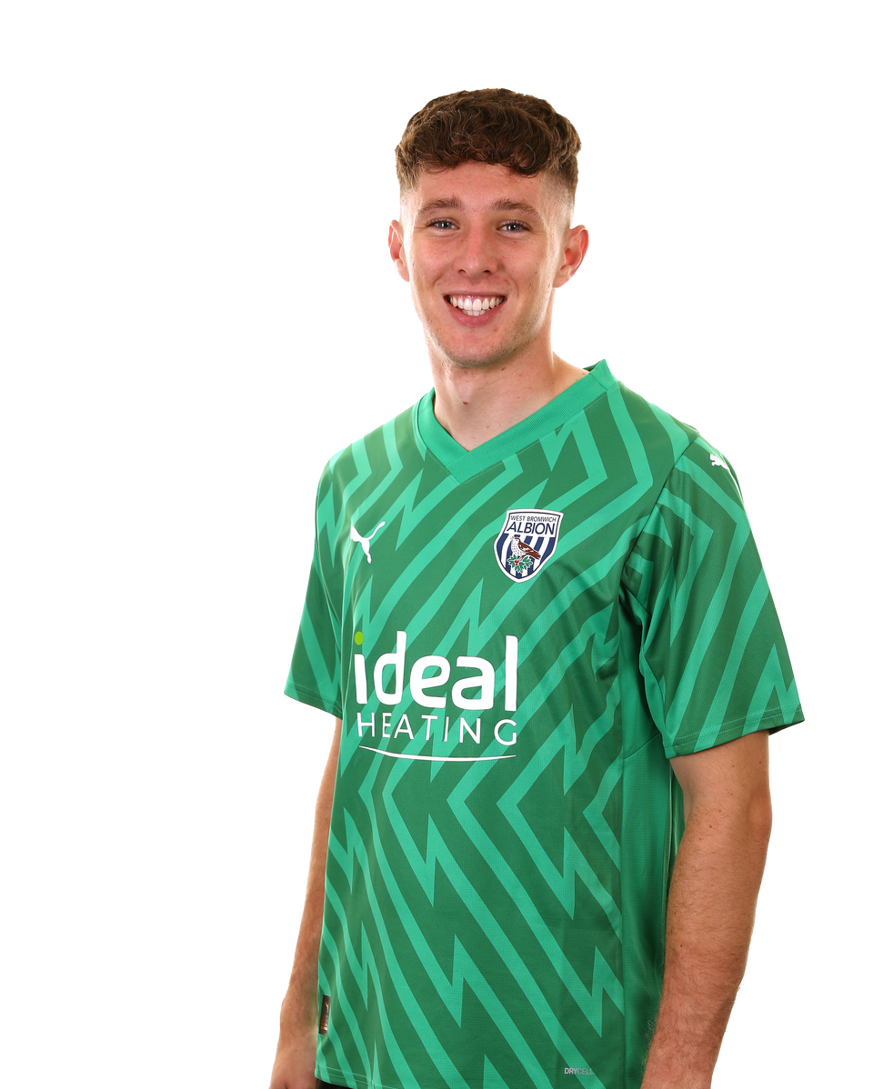 A photo headshot of Albion Under-21s player Ronnie Hollingshead ahead of the 2023/24 season
