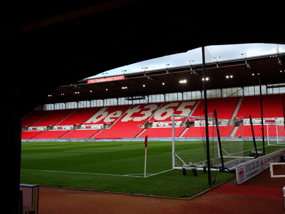 An image of the Bet365 Stadium from the tunnel