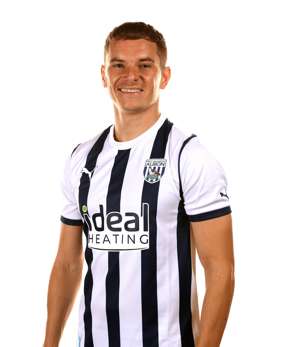 A photo of Albion defender Conor Townsend ahead of 2023/24 season