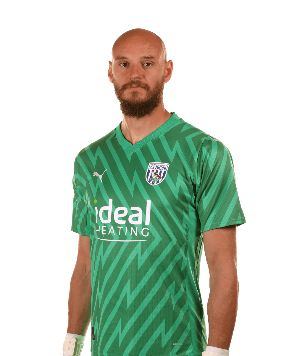 A photo of Albion keeper David Button ahead of the 2023/24 season