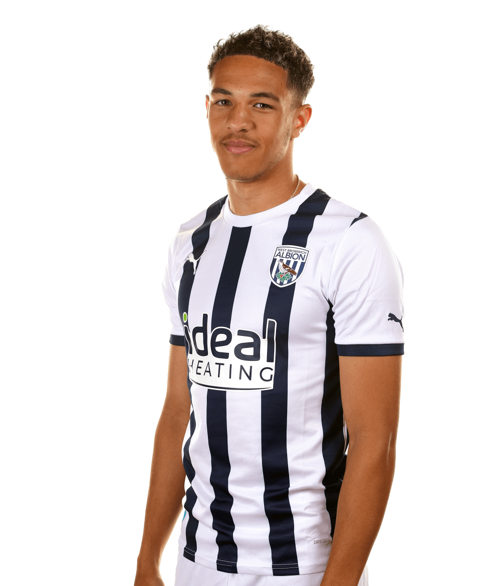 A photo of Albion defender Ethan Ingram ahead of the 2023/24 season
