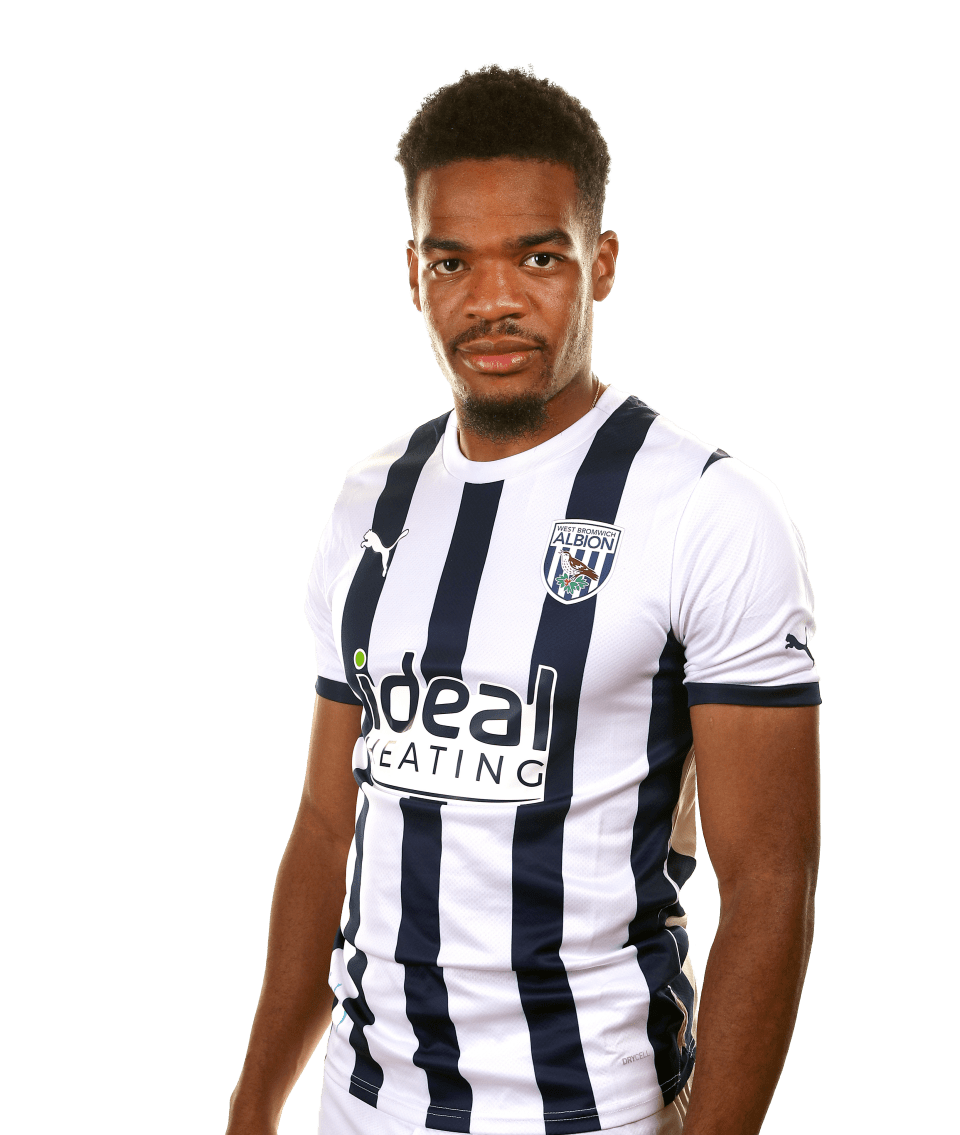 A photo of Albion attacker Grady Diangana ahead of the 2023/24 season