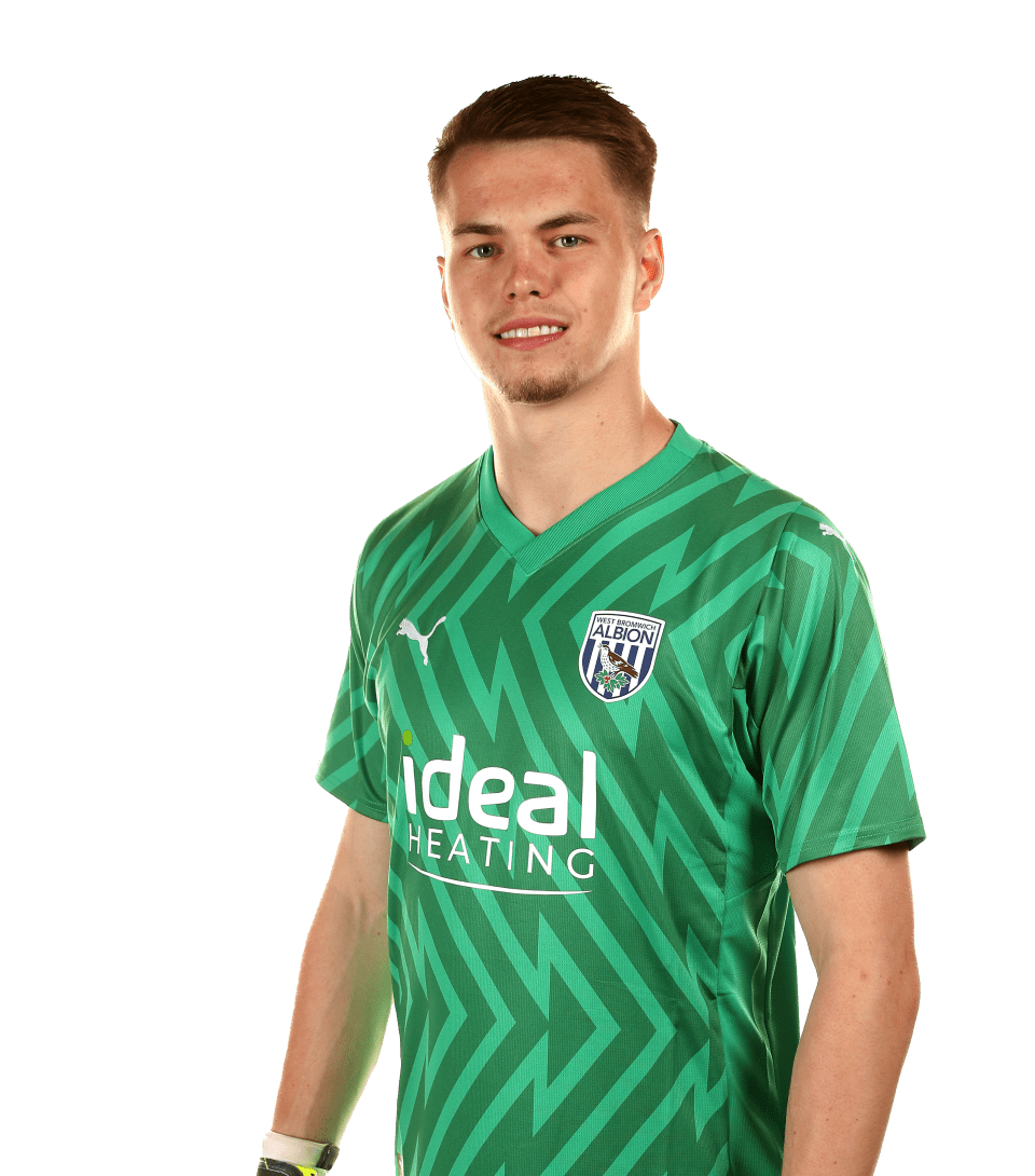 A photo of Albion keeper Josh Griffiths ahead of the 2023/24 season