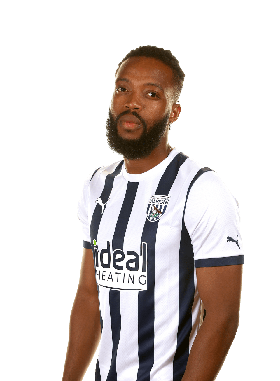 An official club photo of Albion midfielder Nathaniel Chalobah for the 2023/24 season