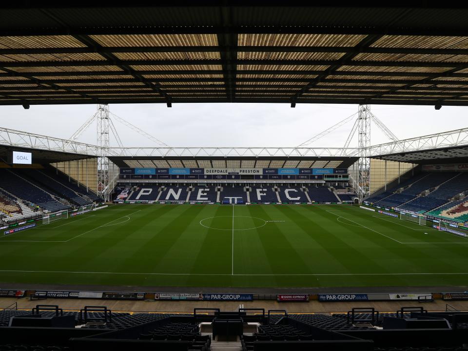 An image of Preston's Deepdale Stadium