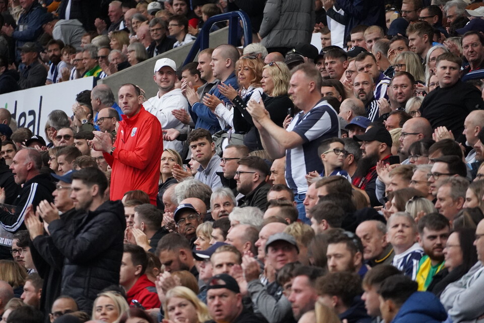 WBA fans at The Hawthorns