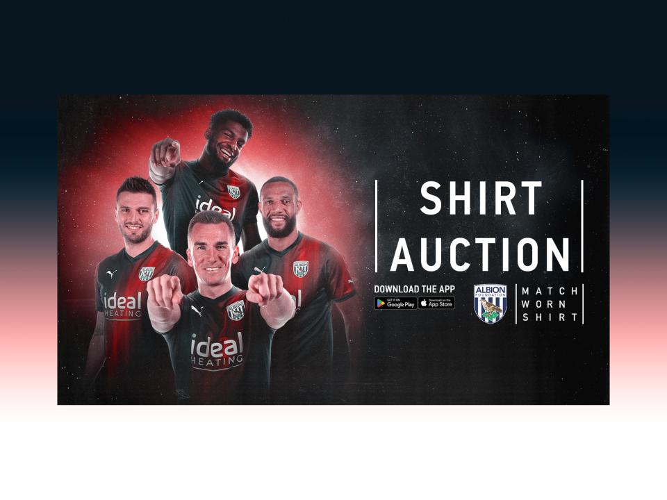 Coventry Match Worn Shirts Auction