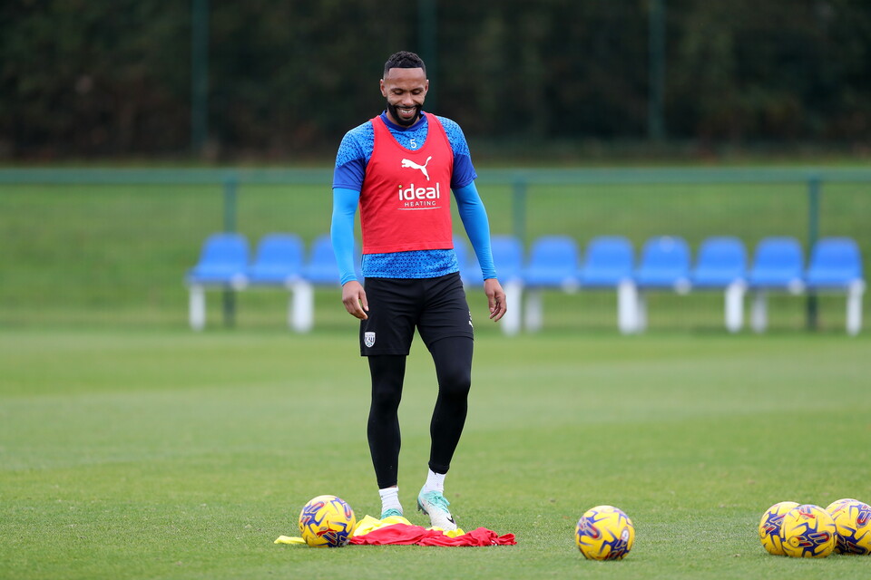 Kyle Bartley in Albion training