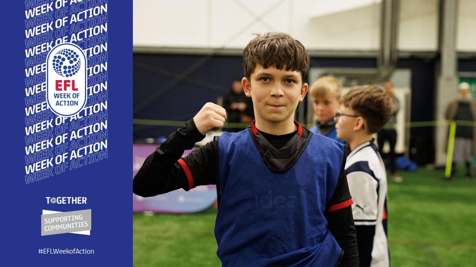 EFL Week of Action branding with a picture from our Go Local project
