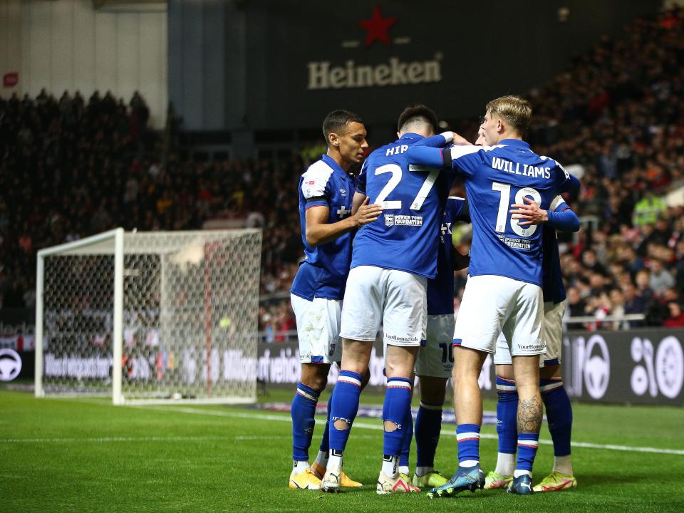 An image of Ipswich scoring