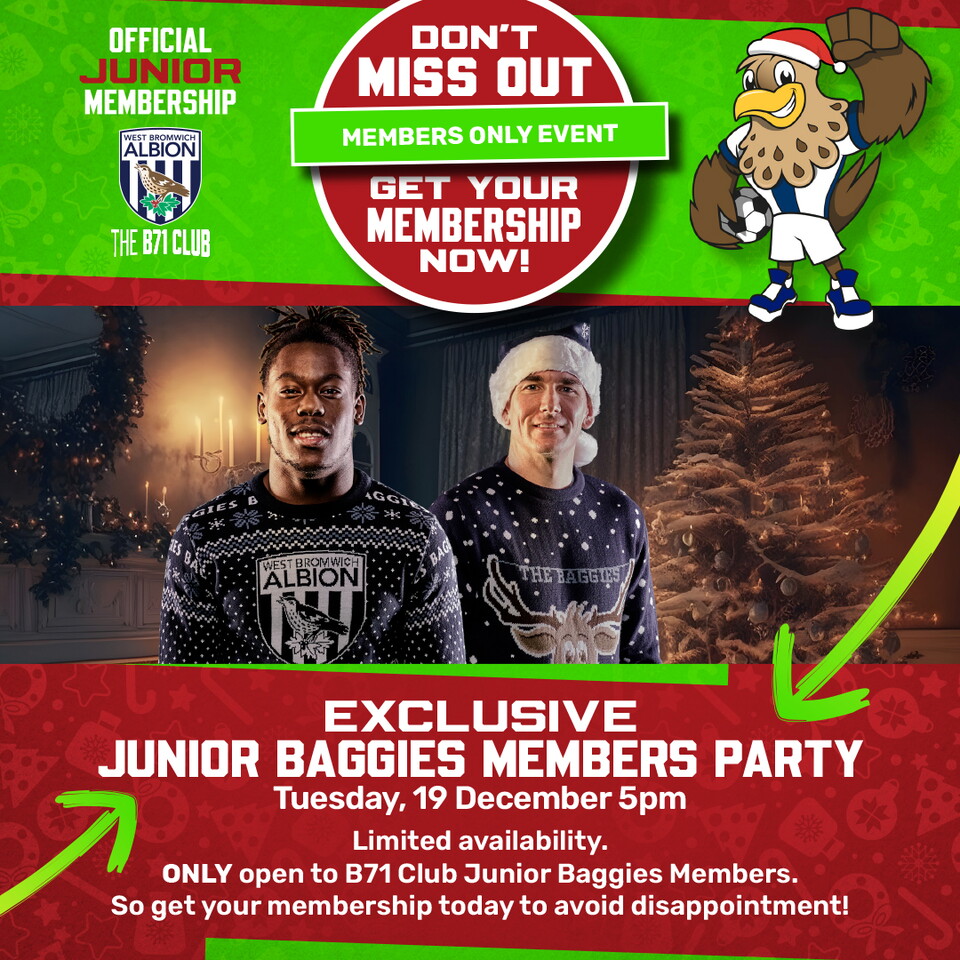 Junior Baggies Christmas Party