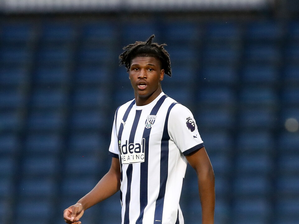 Aaron Harper-Bailey in action during a PL2 game at The Hawthorns