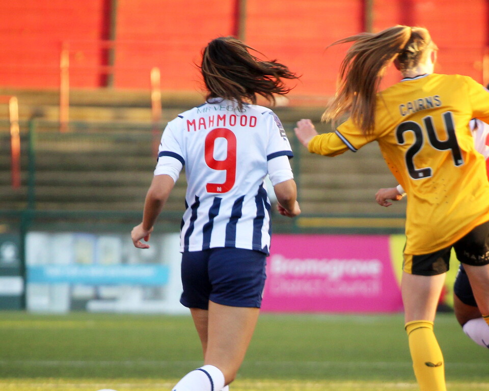 Albion Women in action against Wolves.