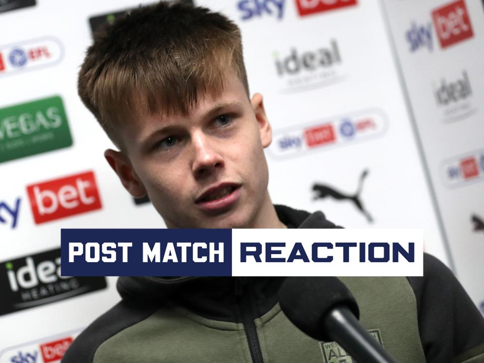 Fenton Heard is interviewed after making his debut against Aldershot